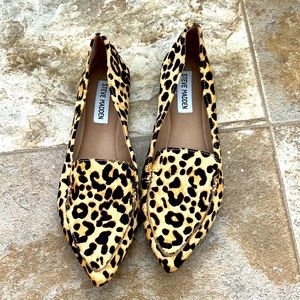 FeatherL Leopard Steve Madden Flats